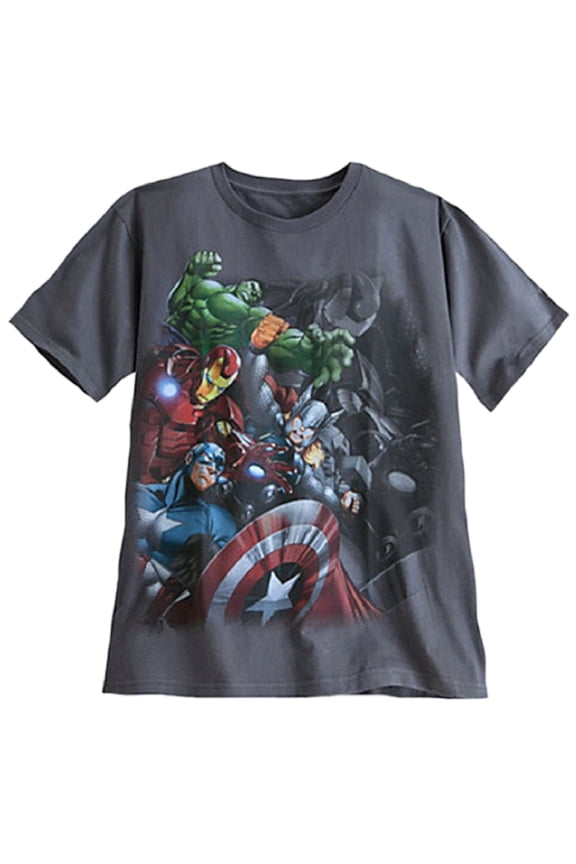 's Marvel Avengers Men's Gray T-Shirt (Small)