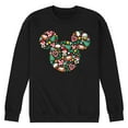 thumbnail image 1 of Disney - Mickey Silhouette Christmas - Men's Crew Fleece Sweatshirt Sweatshirt, 1 of 5