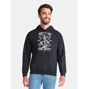 Disney Mickey Mouse Best In The West Mens and Big Mens Graphic Fleece Hoodie, Sizes S-3XL