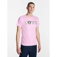 thumbnail image 1 of Disney Mickey Mouse Live and Love Men's and Big Men's Tie Dye Tee, Men's Sizes S-3XL, 1 of 5