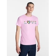 Disney Mickey Mouse Live and Love Men's and Big Men's Tie Dye Tee, Men's Sizes S-3XL