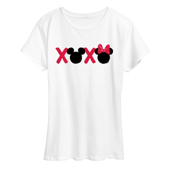 Disney - Mickey Minnie XOXO - Women's Short Sleeve Graphic T-Shirt
