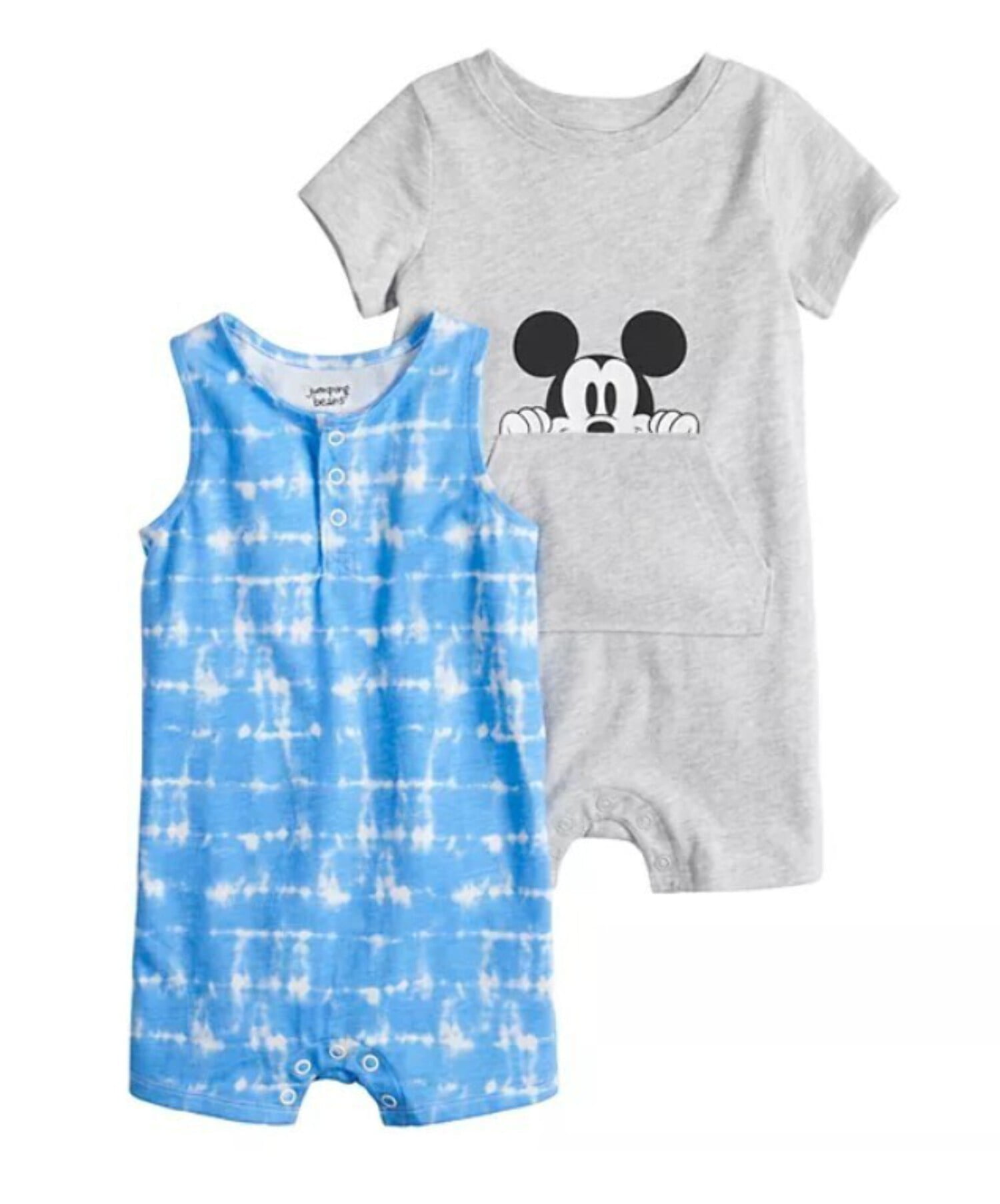 Disney's Mickey Mouse Baby Boy Graphic Printed Rompers by Jumping Beans