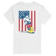 thumbnail image 1 of Disney - Americana - Mickey Vertical American Flag - Adult Short Sleeve Graphic T-Shirt, 1 of 5