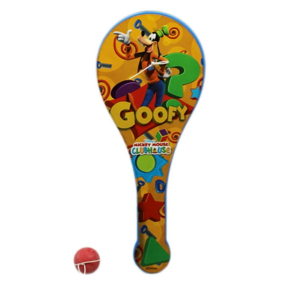 Disney's Mickey Mouse Clubhouse Goofy Orange/Blue Paddle Ball Board