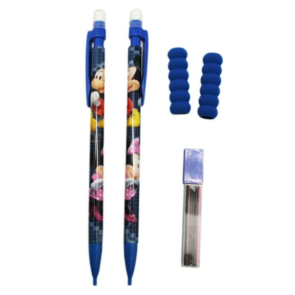 Disney's Mickey Mouse Color Mechanical Pencil Set (2pc Pencil With Led Set )