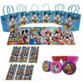 thumbnail image 1 of Disney's Mickey Mouse Goody Bag w/ Coloring Book Party Favor LtBlue (42Pc)FV, 1 of 1