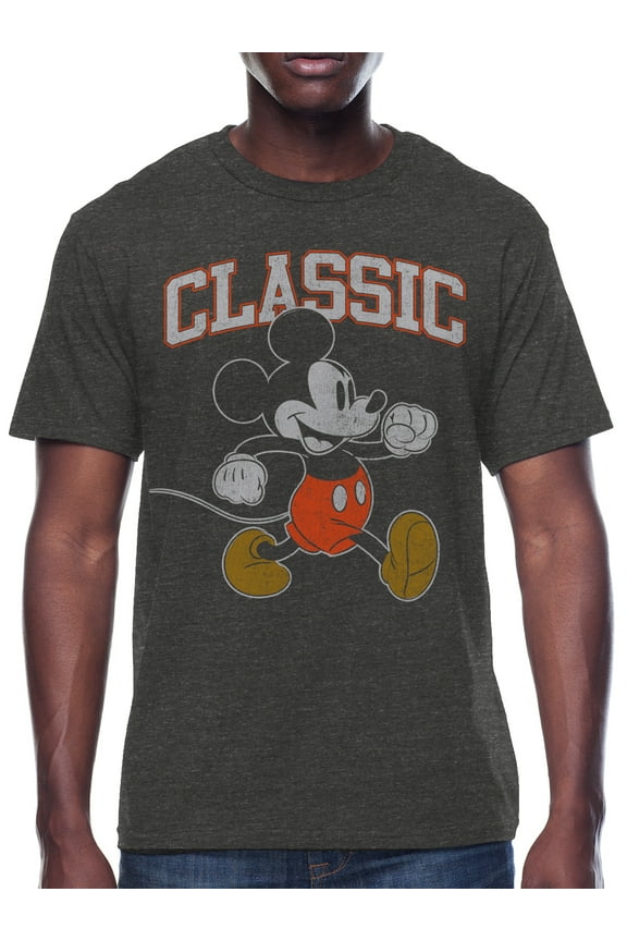 's Mickey Mouse Men's & Big Men's Graphic Tee Shirt, Sizes S-3XL