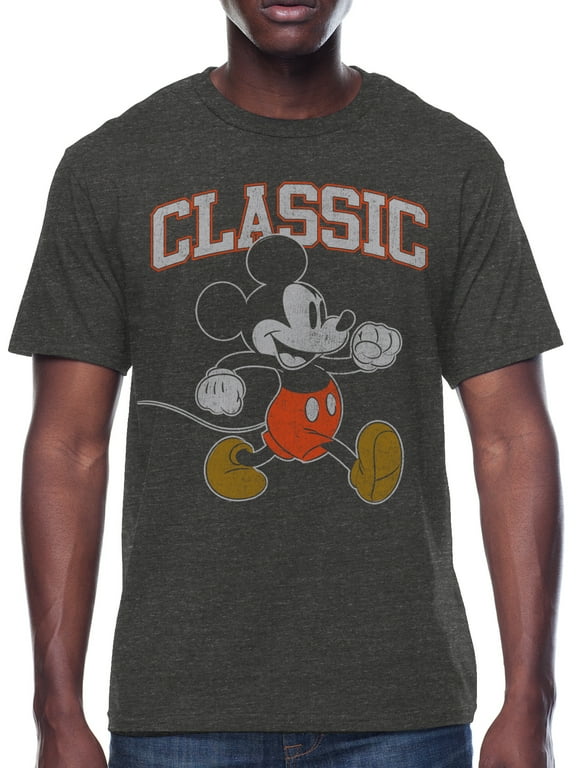 's Mickey Mouse Men's & Big Men's Graphic Tee Shirt, Sizes S-3XL