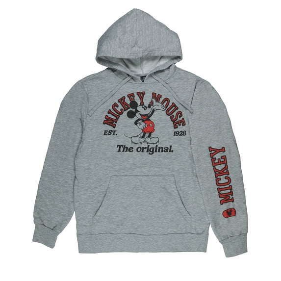 Disney Mickey Mouse Hoodie Men's The Original Pullover Sweatshirt