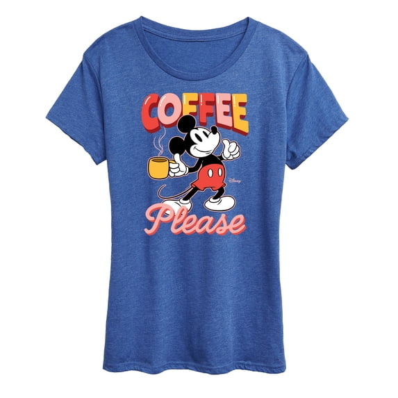 Disney - Coffee Please - Women's Short Sleeve Graphic T-Shirt