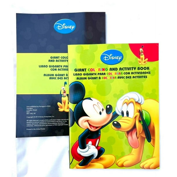 Disney's Mickey Mouse and Pluto Coloring and Activity Book Walmart