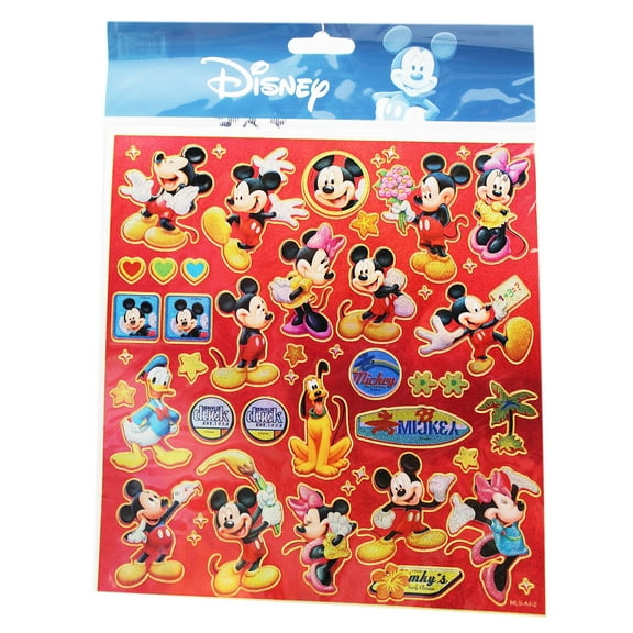 Disney's Mickey and Minnie Mouse Assorted Character Sticker Collection (31 Stickers)