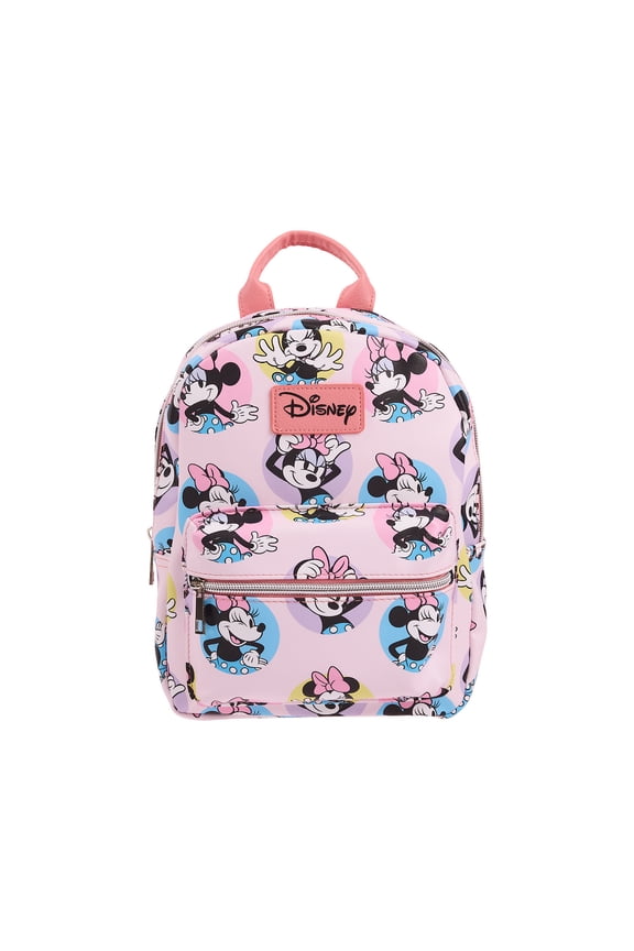 Disneys Minnie Mouse Classic All-Over Print 11 Mini Backpack