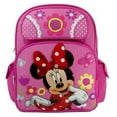 thumbnail image 1 of Disney's Minnie Mouse Flowery Pink Full Size Hair Bow Themed Backpack (16in), 1 of 1