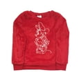 thumbnail image 1 of Disney Minnie Mouse Girls Warm Soft Red Fuzzy Sweatshirt Faux Fur 7, 1 of 1