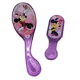 thumbnail image 1 of Disney's Minnie Mouse Hair Brush - Minnie Hard Plastic Bristles Normal and Mini Size Brushes (2pc), 1 of 2