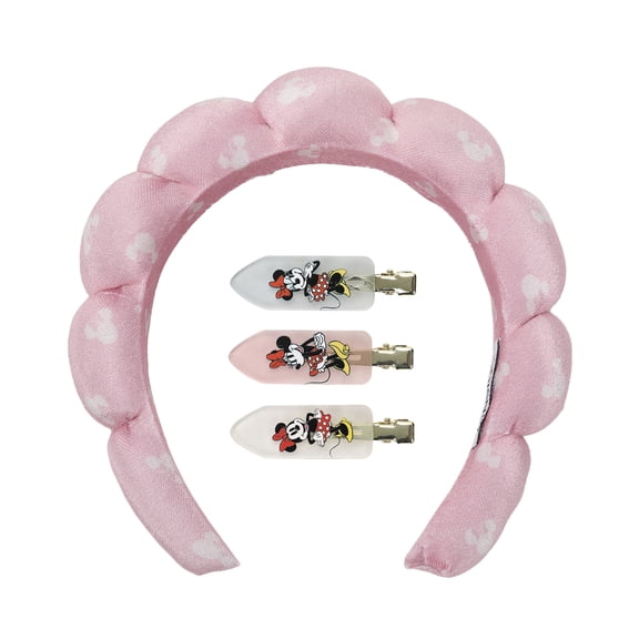 Disney's Minnie Mouse Hair Clips and Headband 4-Piece Hair Accessories Set