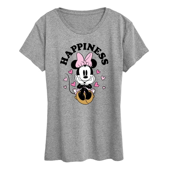 Disney - Happiness Minnie - Women's Short Sleeve Graphic T-Shirt
