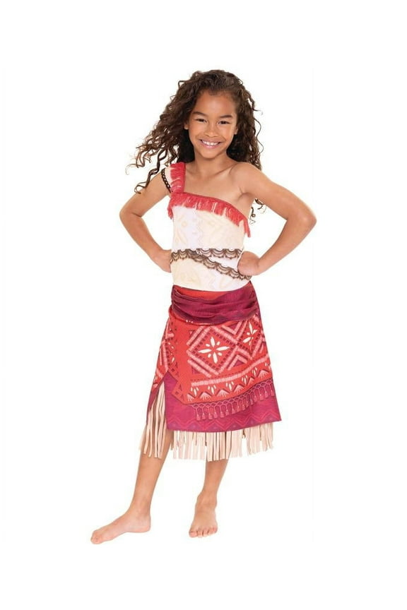 Disney's Moana 2 All New Adventure Play Outfit Includes Top and Skirt Fits Children Size 4-6X