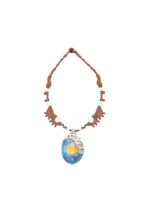Disney Moana Light-up Shell Sea Star Necklace Accessory for Kids Ages 3+