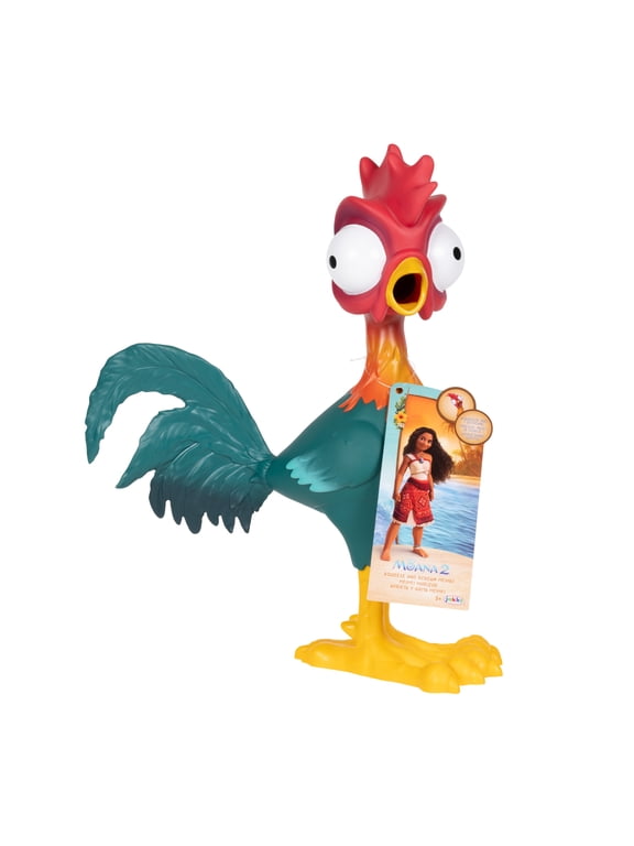 Disney's Moana 2 Squeeze and Scream Hei Hei 12 inch Tall Rooster Plush Toy Makes Sound