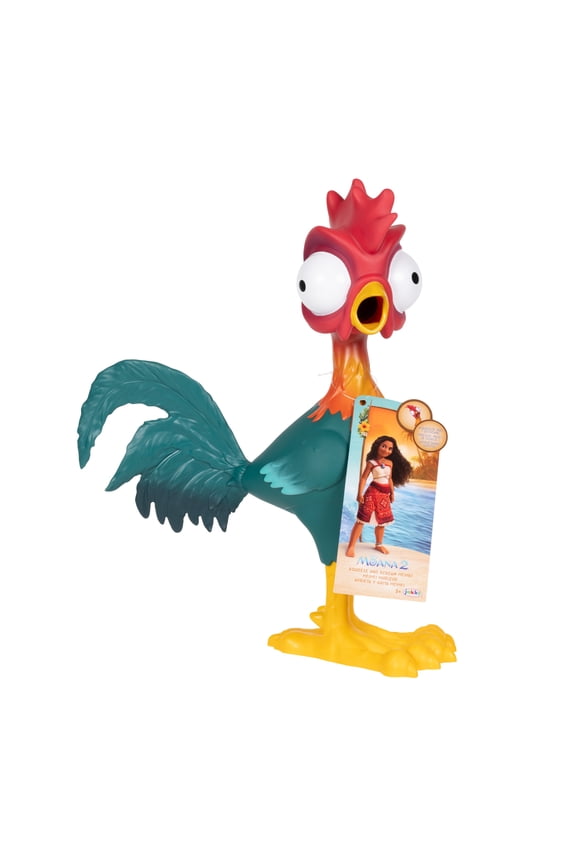 Disney's Moana 2 Squeeze and Scream Hei Hei 12 inch Tall Rooster Plush Toy Makes Sound