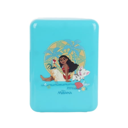 Disney's Moana 4L 6-Can Mini Fridge, Blue