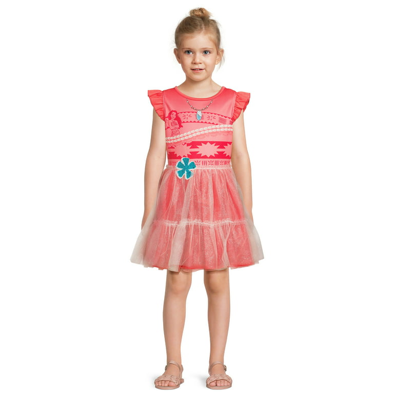 Disney Stitch Ruffle Sleeve Tulle Dress-Girls Sizes 4-16