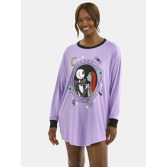 Disney's Nightmare Before Christmas Women's Sleepshirt, Sizes XS-3X