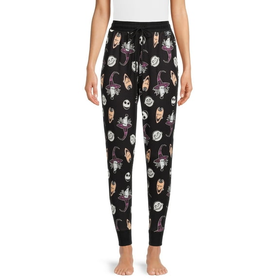 Disney's Nightmare Before Christmas Women's and Women's Plus Size Graphic Jogger Pants