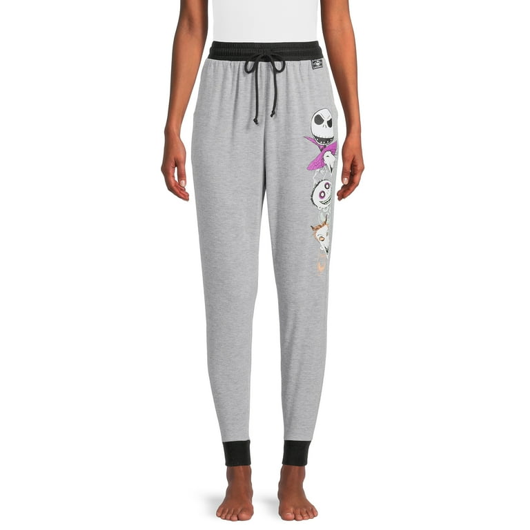 Disney's Nightmare Before Christmas Women's and Women's Plus Size Graphic Jogger  Pants 