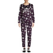 DISNEY 's Nightmare Before Christmas Women's and Women's Plus Size Pajama Set, 3-Piece