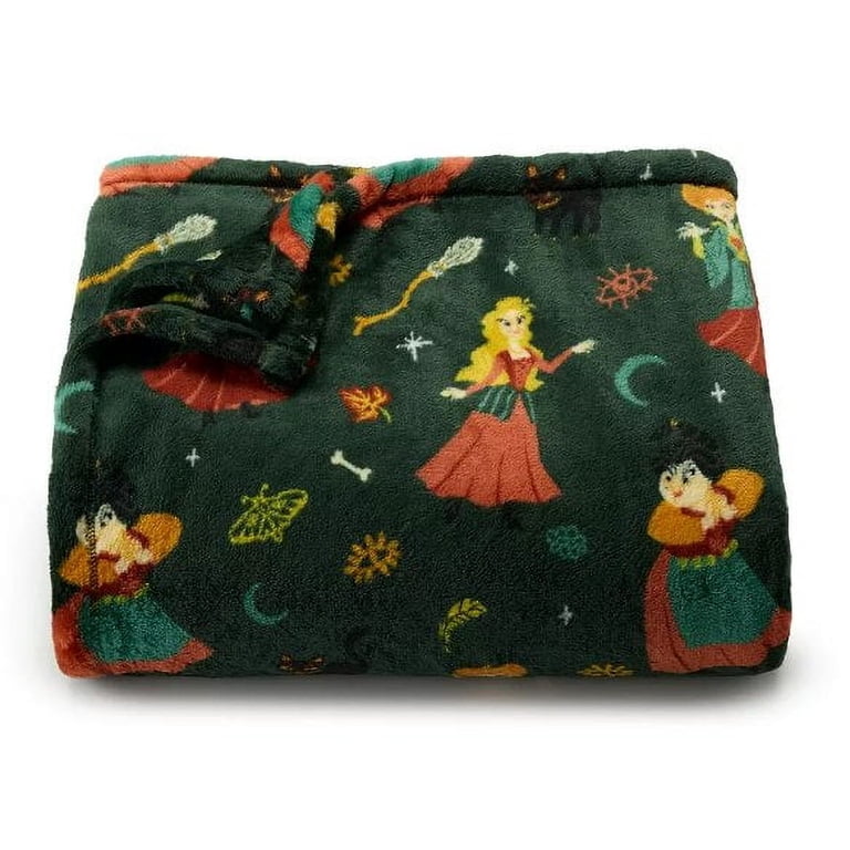 ケボズ　KEBOZ 　LARGE BLANKET　完売品 Big One Oversized Plush Emerald Green Hocus Pocus Throw Blanket 5