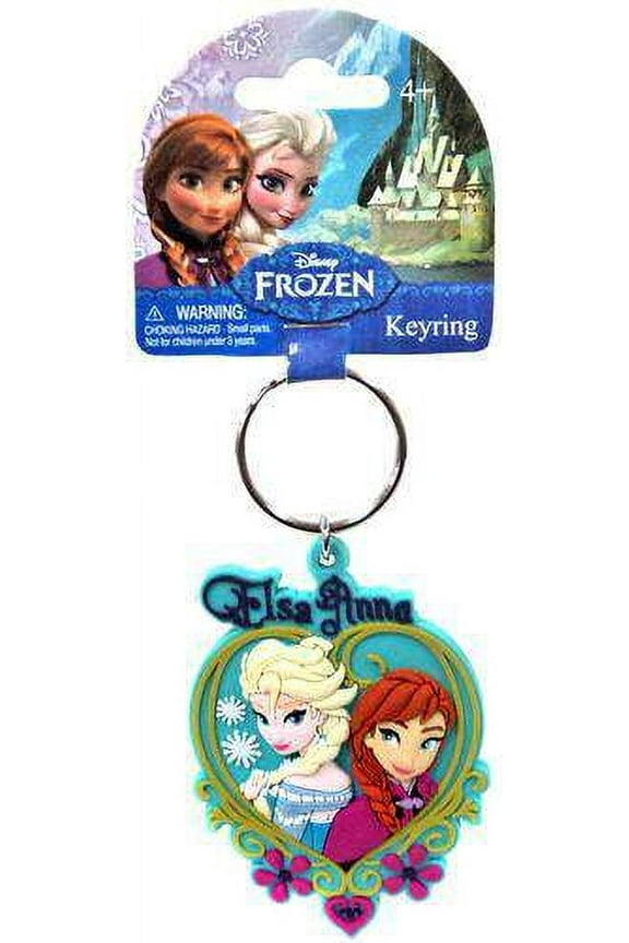 Disney's PVC Figural Key Ring: Queen Elsa & Anna