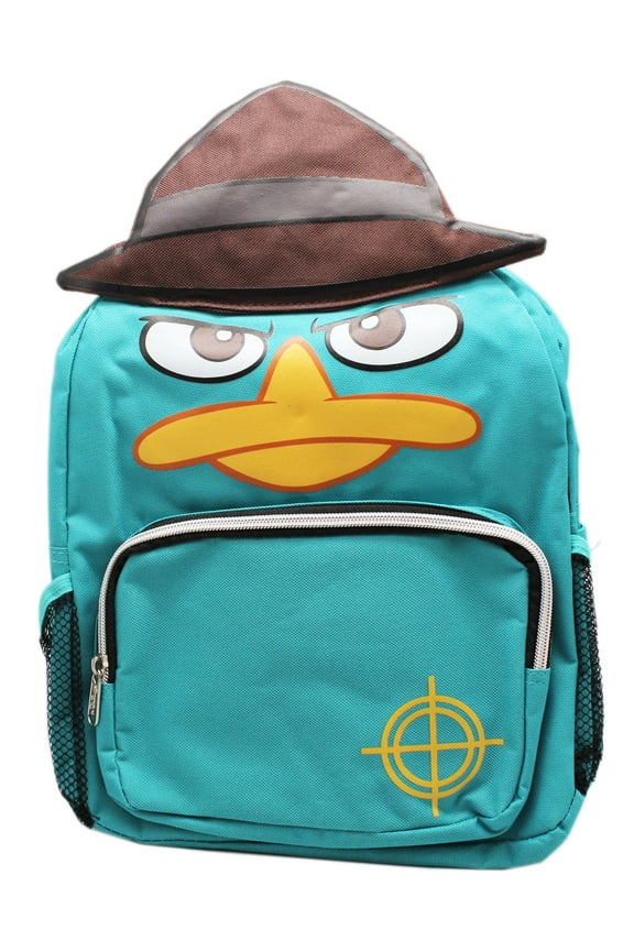 Disney's Phineas and Ferb Agent P. Undercover Platypus Toddler Backpack 12 Inches High, 10.00 Inches Width, 4.25 Inches Depth for Age 3 years or Older