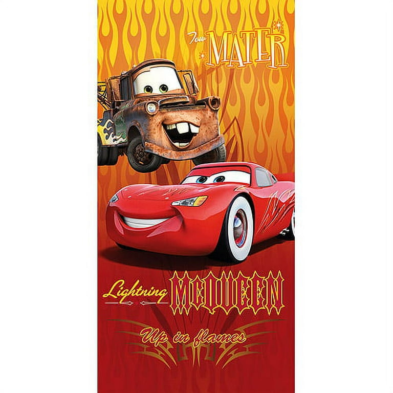 Lightning mcqueen online beach towel