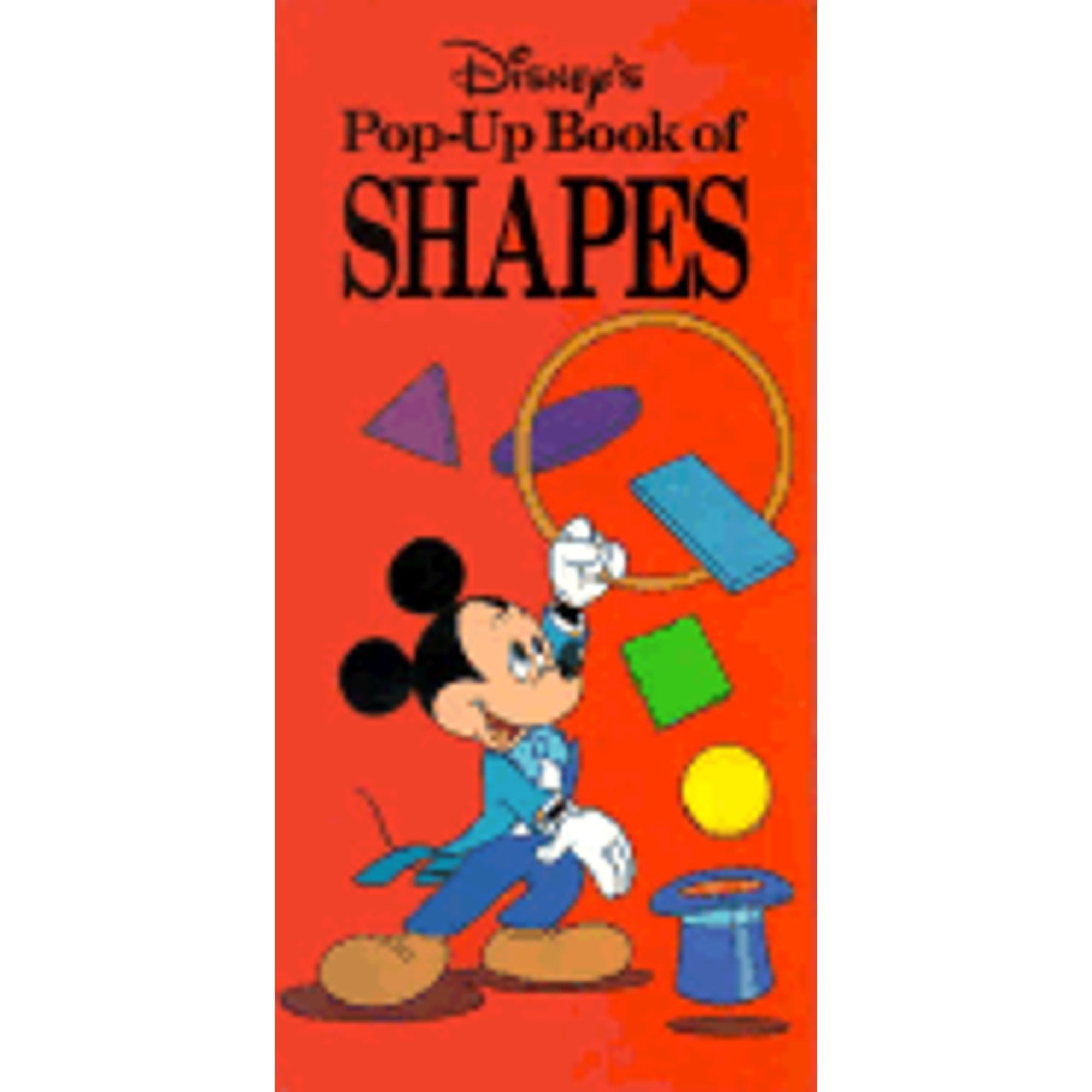 Pre-Owned Disney's Pop-Up Book of Shapes (Hardcover) by Walt Disney Productions