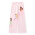 thumbnail image 1 of Disney's Princess Adventure Girls Open Bottom Fleece Jogger Pants, Sizes 4-16, 1 of 3