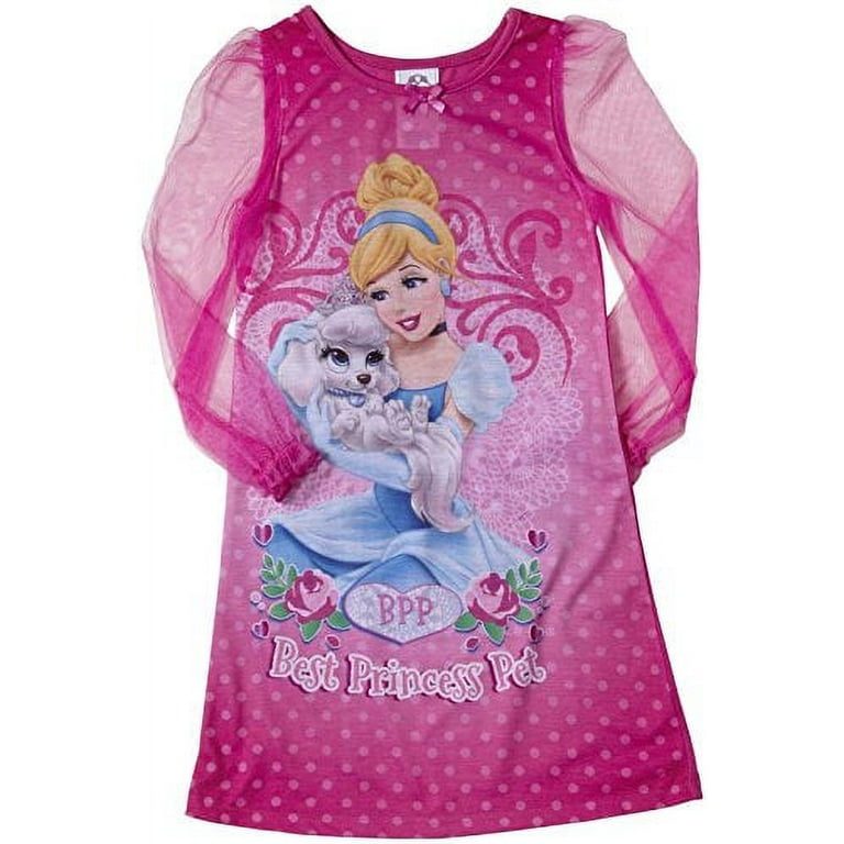 4 disney princess nightgowns size factory 4t