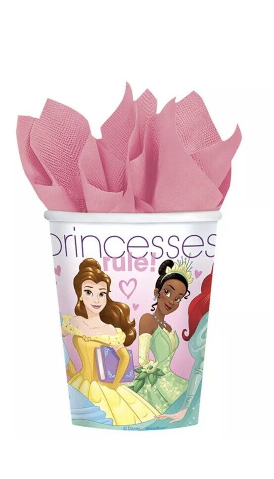 Disney Princess Dream Big - Paper Cups [8ct] Birthday Party Supplies ...