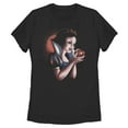 thumbnail image 1 of Womens Snow White and the Seven Dwarfs Eating Apple Portrait T Shirt, 1 of 4