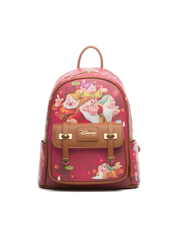 Disney's Snow White -- The Seven Dwarfs WondaPop 11" Vegan Leather Fashion Mini Backpack