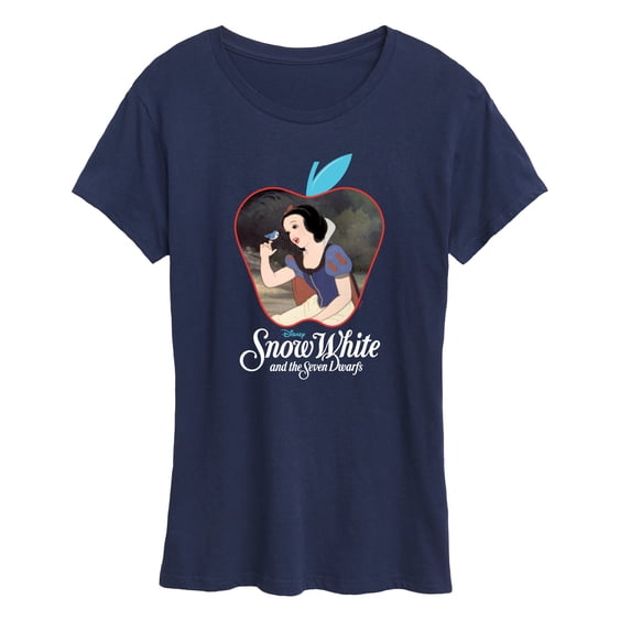 Disney - Snow White Apple Silhouette Short Sleeve Graphic T-Shirt