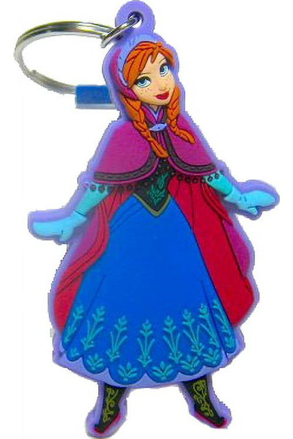 Disney's Soft Touch PVC Key Ring: Anna