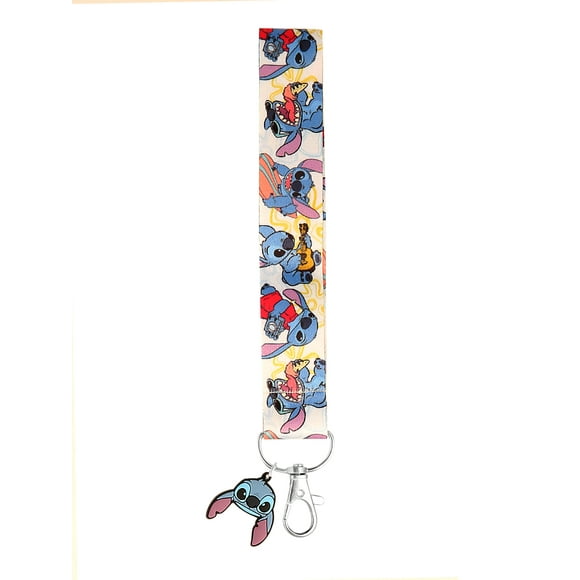 Disney's Stitch Unisex Wrist Lanyard with Stitch Charm