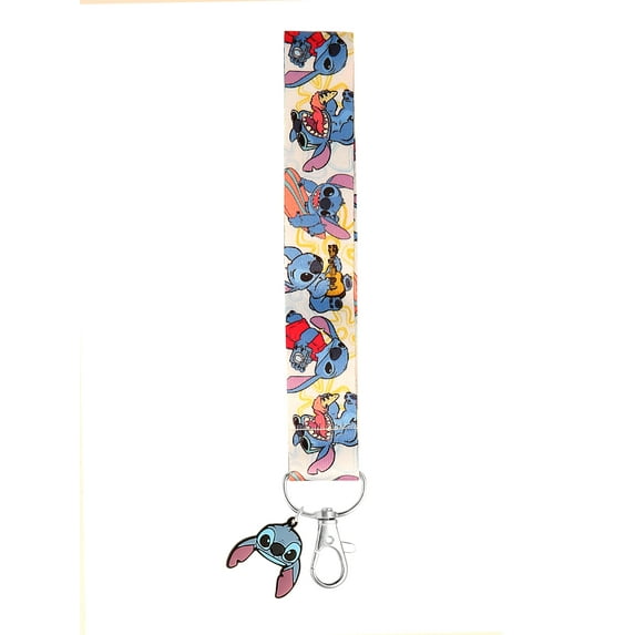 Disney's Stitch Unisex Wrist Lanyard with Stitch Charm