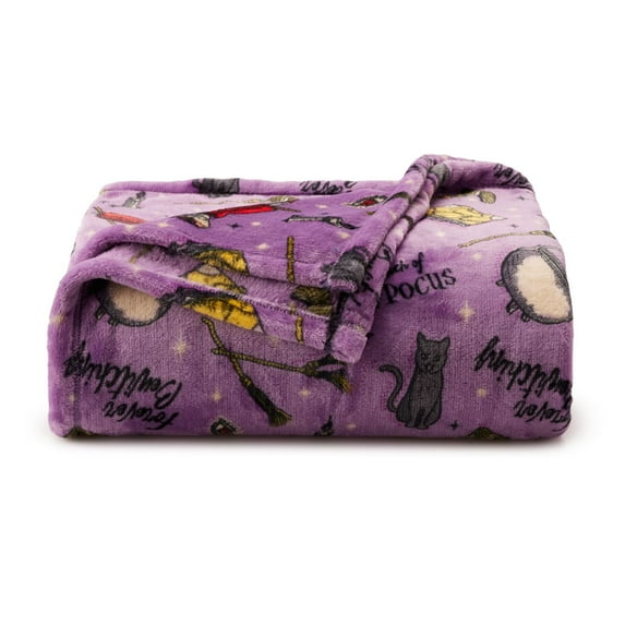 Disney’s The Big One® Oversized Supersoft Printed Plush Throw – Hocus Pocus