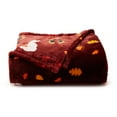 thumbnail image 1 of Disney’s The Big One® Oversized Supersoft Printed Plush Throw – Mickey Minnie Autumn, 1 of 4