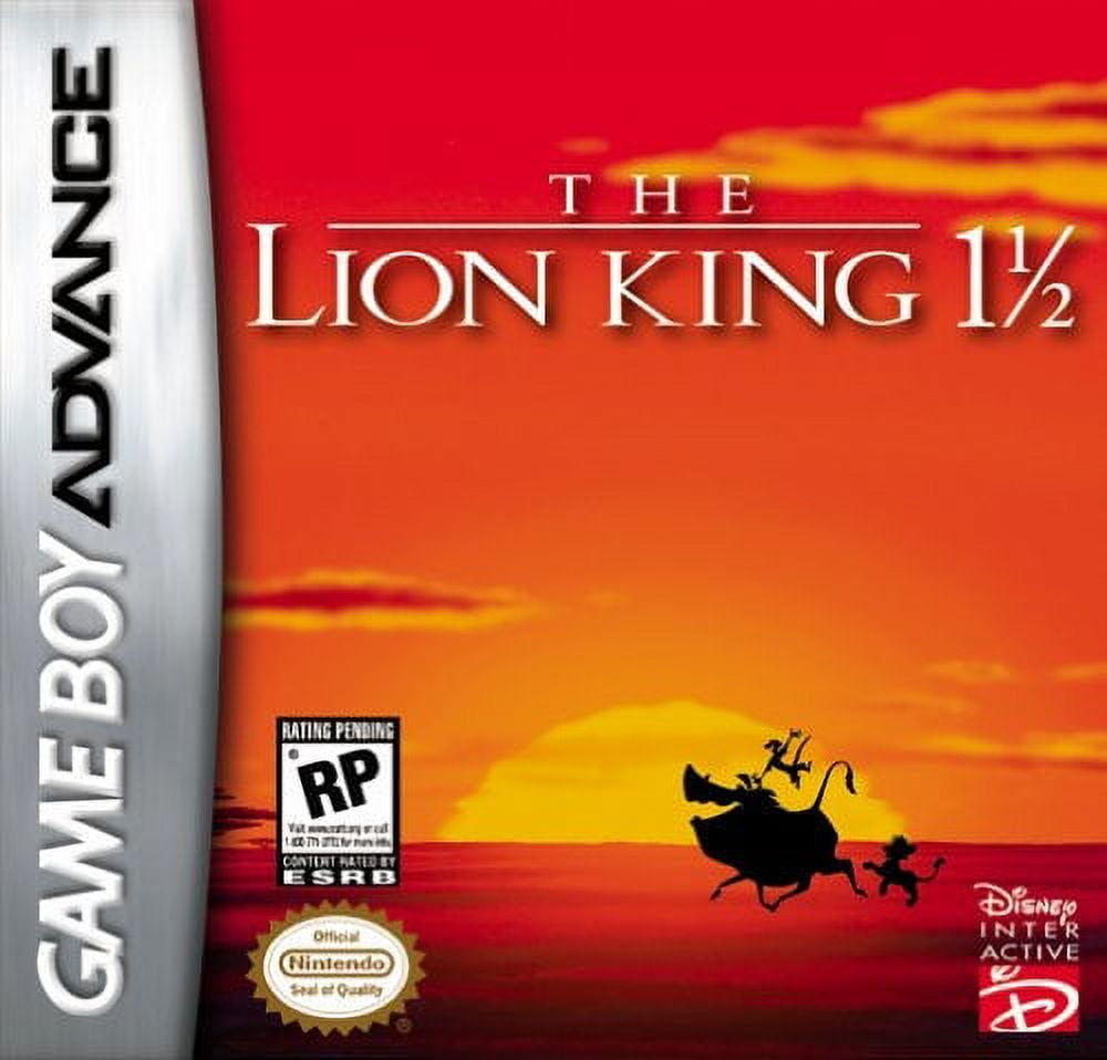 Pre-Owned Disney's The Lion King 1 1/2 - Nintendo Gameboy Pre-Owned Disney's The Lion King 1 1/2 - Nintendo Gameboy